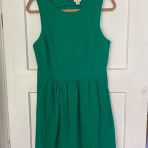 JCrew fit and flare dress.
